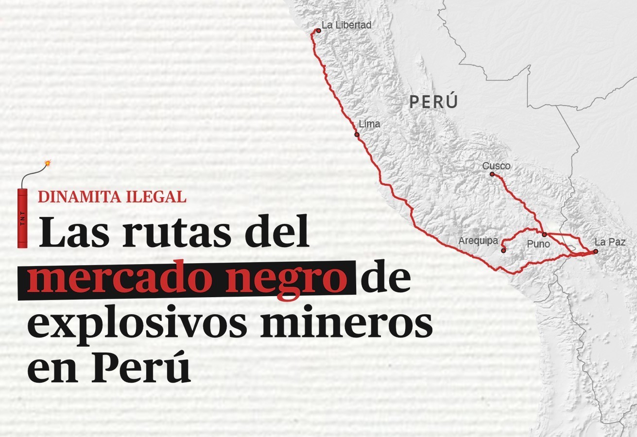 Dinamita ilegal: Las rutas del mercado negro de explosivos mineros en Perú