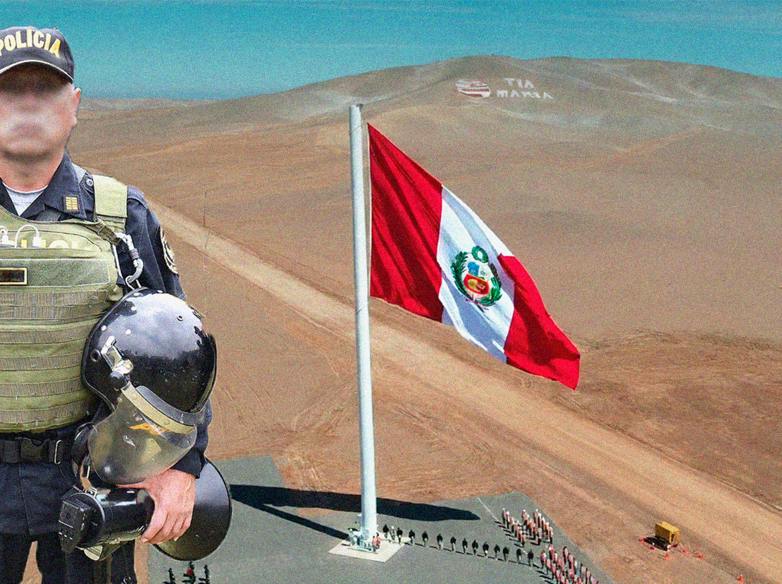 Policía recibirá S/ 3.5 millones de Southern por ampliación de convenio para cuidar Tía María